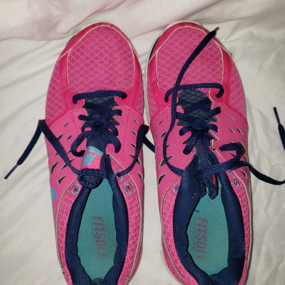Nike Shoes - Nike Blue and Pink Running shoes Size 9